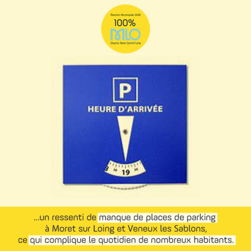 Stationnement à Moret-Loing-et-Orvanne